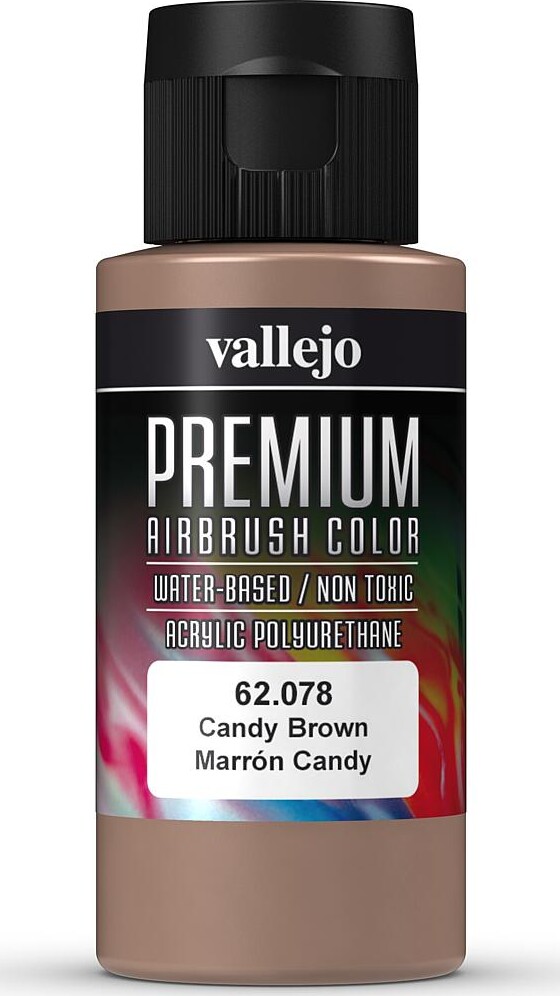 Vallejo - Premium Airbrush Maling - Candy Brown 60 Ml