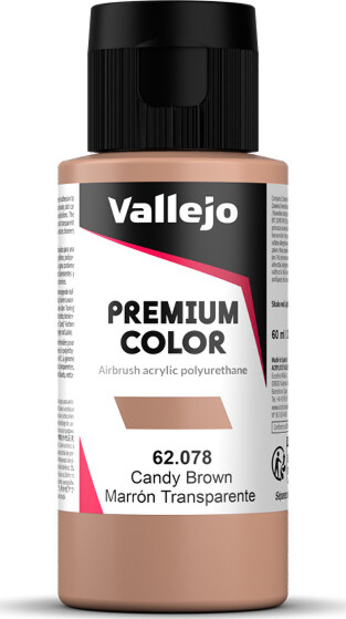 Vallejo - Premium Airbrush Maling - Candy Brown 60 Ml