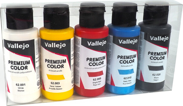 Vallejo - Premium Airbrush Maling Sæt - Candy - 5x60 Ml