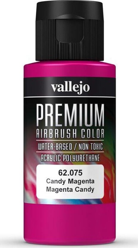 Vallejo - Premium Airbrush Maling - Candy Magenta 60 Ml