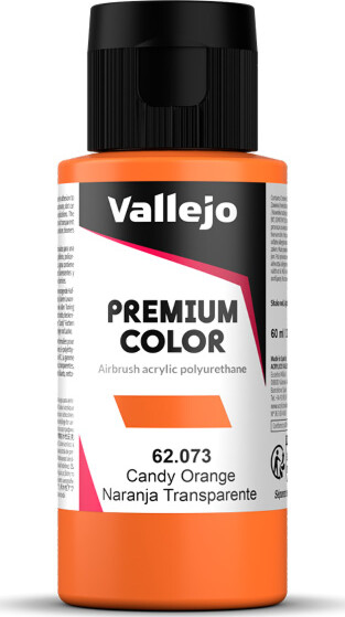 Vallejo - Premium Airbrush Maling - Candy Orange 60 Ml