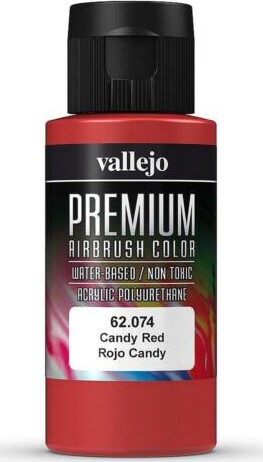 Vallejo - Premium Airbrush Maling - Candy Red 60 Ml