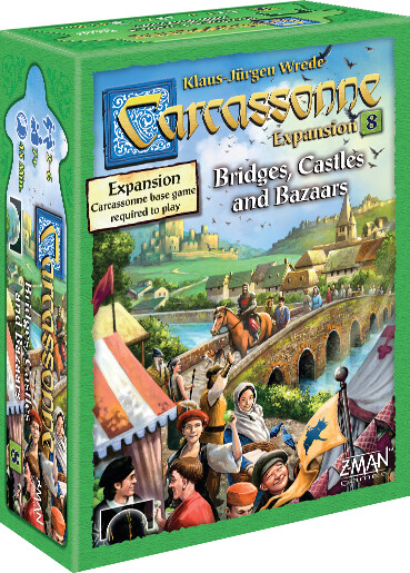 Se Carcassonne (Dansk) - Udvidelse 8: Bridges, Castles and Bazars - PÃ¥ Dansk hos Gucca.dk
