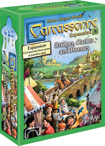 Carcassonne - Bridges Castles And Bazaars - Brætspil På Dansk