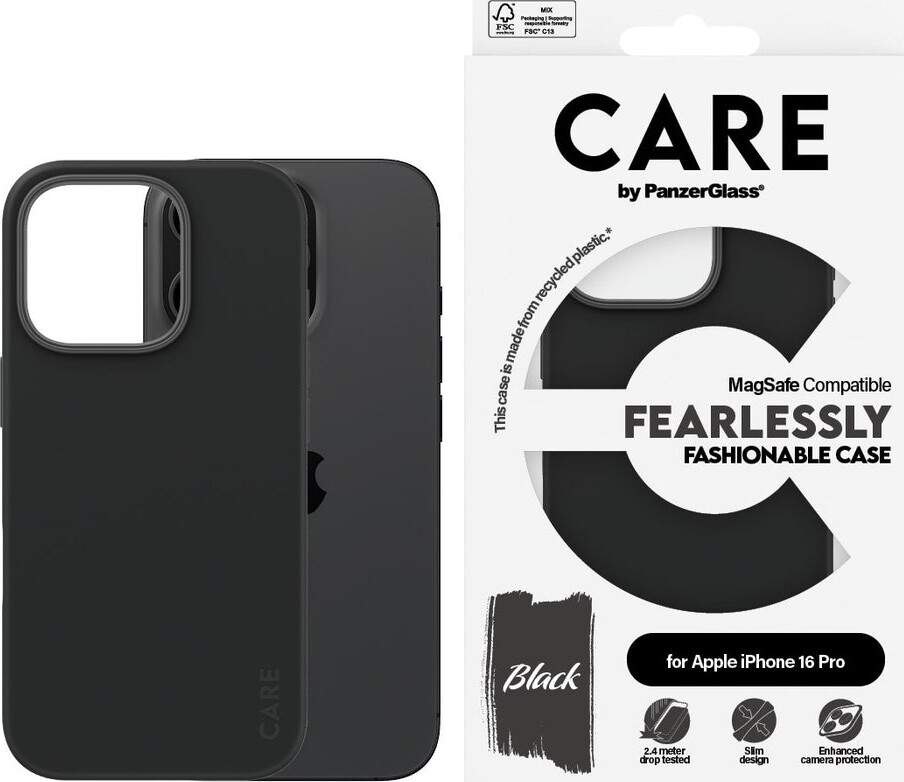 Care By Panzerglass - Iphone 16 Pro - Cover - Magsafe - Sort