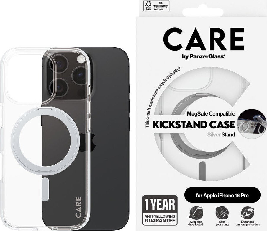 Care By Panzerglass - Iphone 16 Pro - Cover - Gennemsigtig