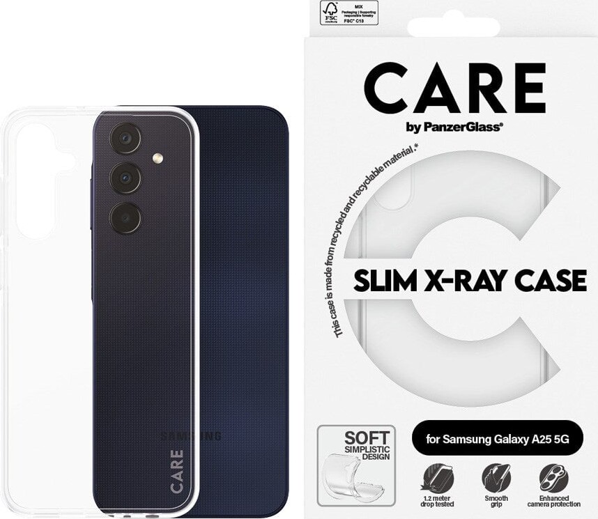 CARE by PanzerGlass Fashionable Case Transparent X-Ray Soft Basic Samsung Galaxy A25 5G