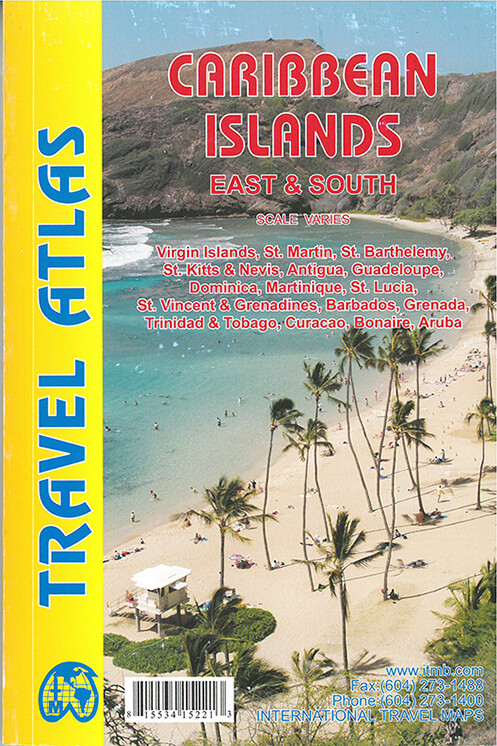 Caribbean Islands: East & South Travel Atlas - Itmb - English Book