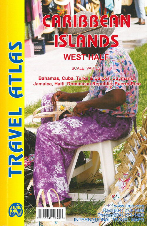 Caribbean Islands: West Half Travel Atlas - Itmb - English Book