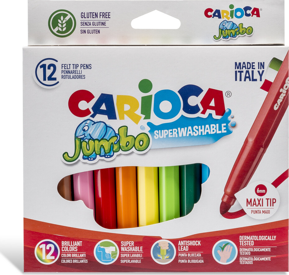 Carioca - Jumbo Super Washable Tusser - 12 Farver