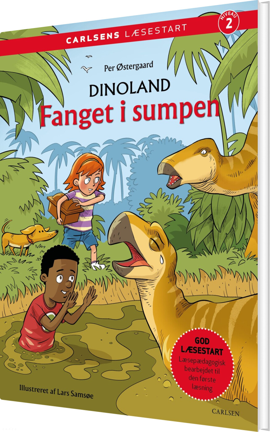 Billede af Carlsens Læsestart: Dinoland: Fanget I Sumpen - Per østergaard - Bog