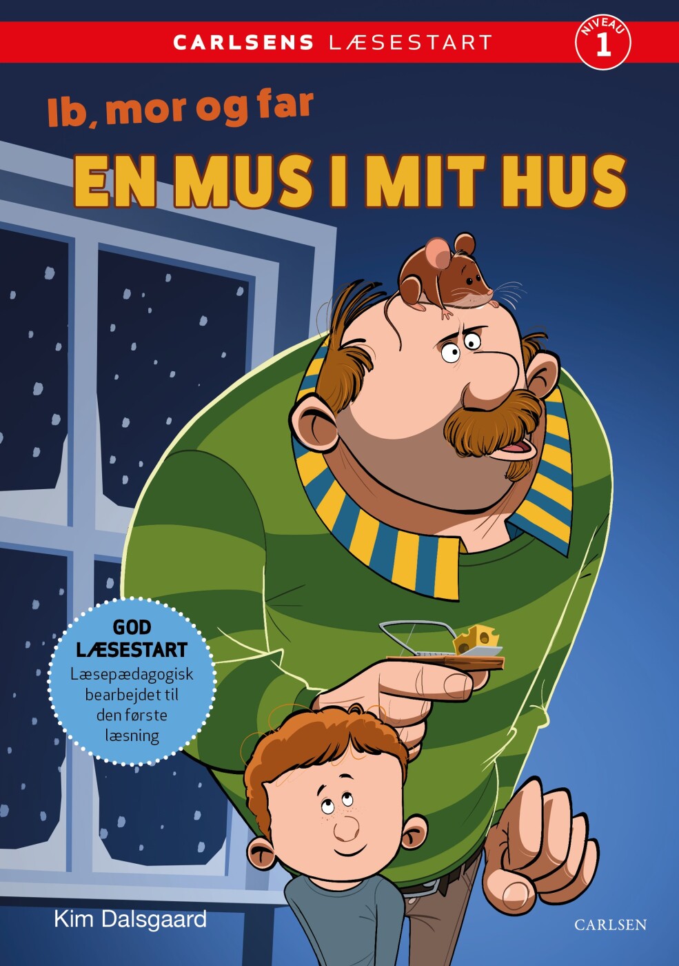 Carlsens Læsestart: Ib, Mor Og Far - En Mus I Mit Hus - Kim Dalsgaard - Bog