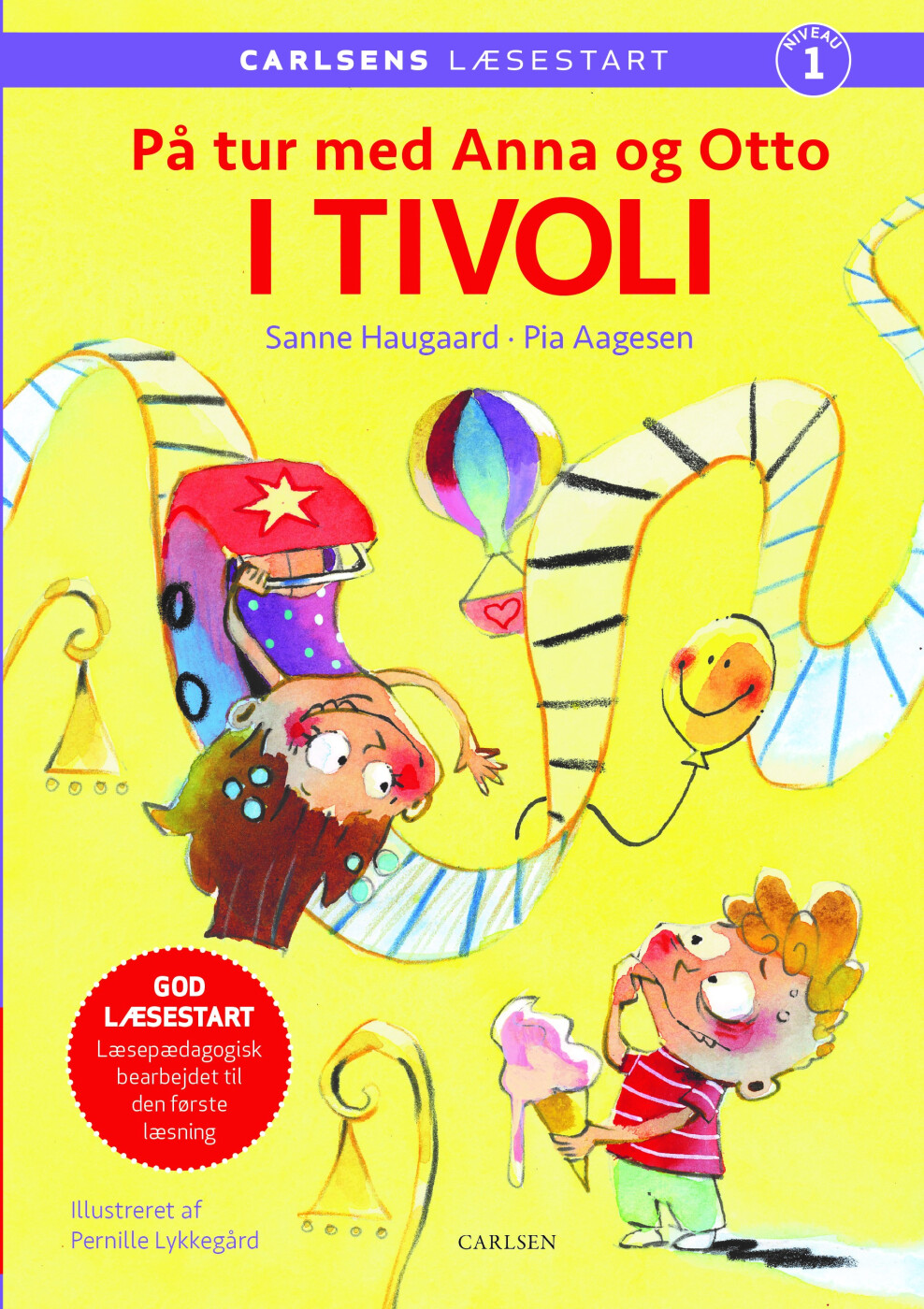 Carlsens Læsestart - På Tur Med Anna Og Otto: I Tivoli - Sanne Haugaard - Bog