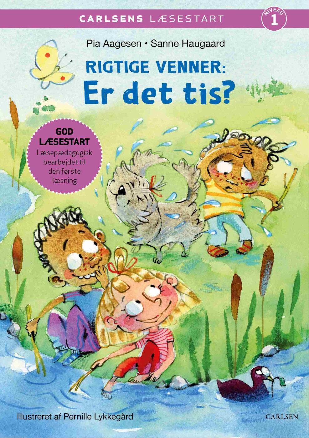 Carlsens Læsestart: Rigtige Venner - Er Det Tis? - Sanne Haugaard - Bog