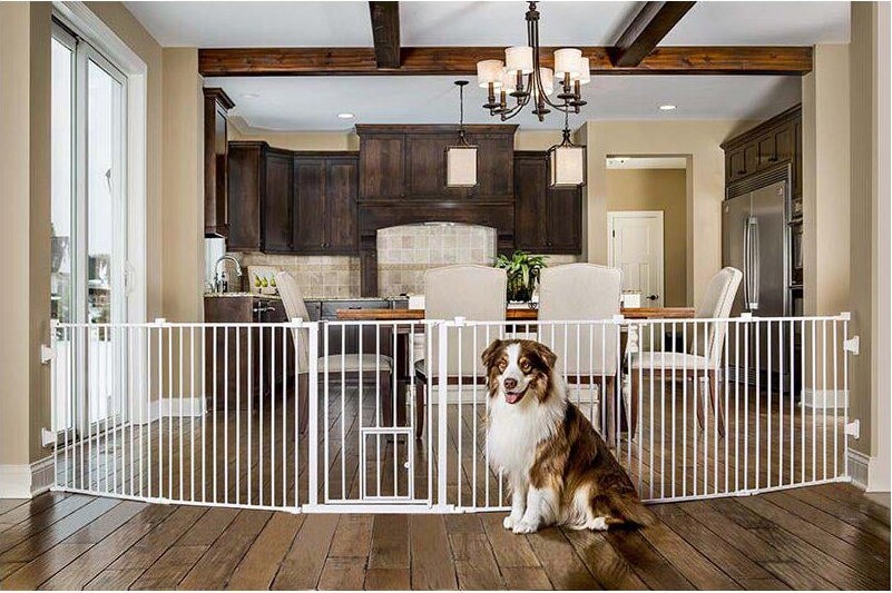 Carlson - 2-i-1 Hundegitter - 71x365 Cm
