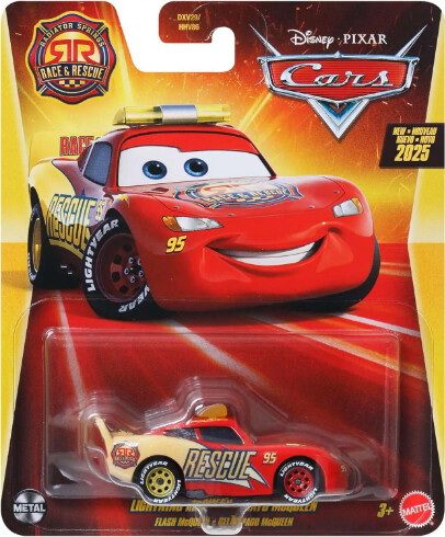 Disney Cars 3 - Race & Rescue - Legetøjsbil - Lynet Mcqueen