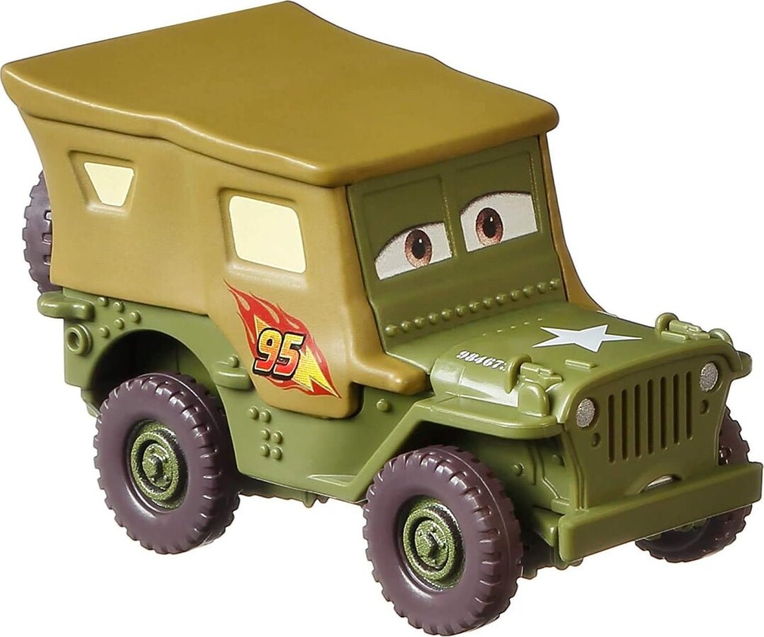 Disney Cars 3 - Die Cast Legetøjsbil - Pit Crew Sarge - 1:55