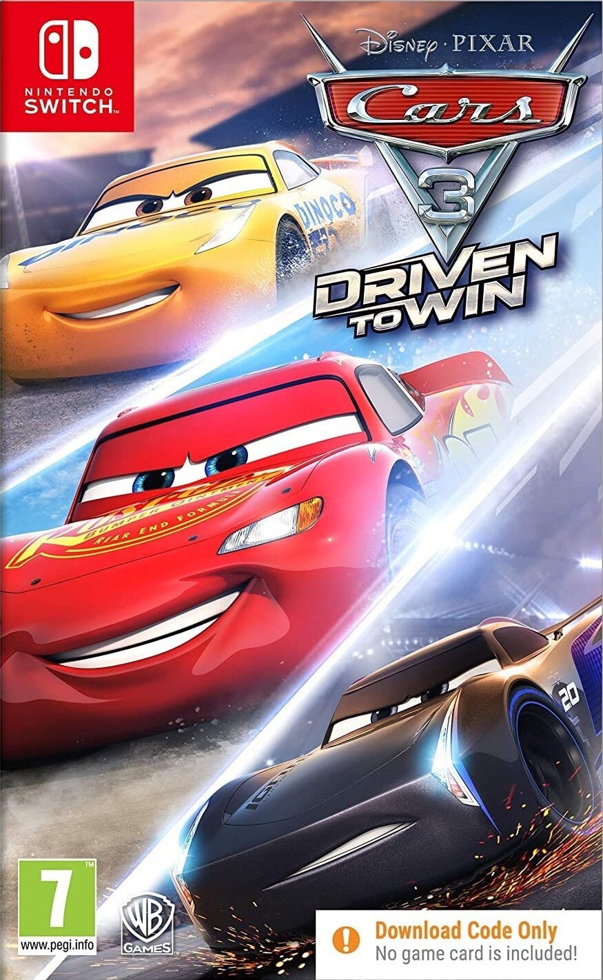 Cars 3: Driven To Win - Kode I Boks - Nintendo Switch
