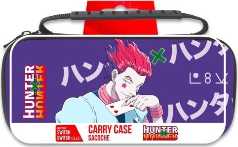 Trade Invaders Hunter X Hunter Slim Bag for Switch and Switch Oled - Purple - Hisoka - Miscellaneous Taske - Nintendo Switch