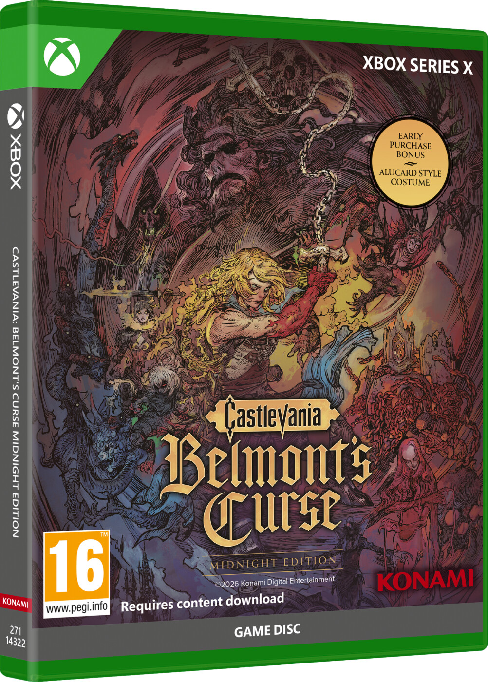 Castlevania: Belmonts Curse - Midnight Edition - Xbox Series X