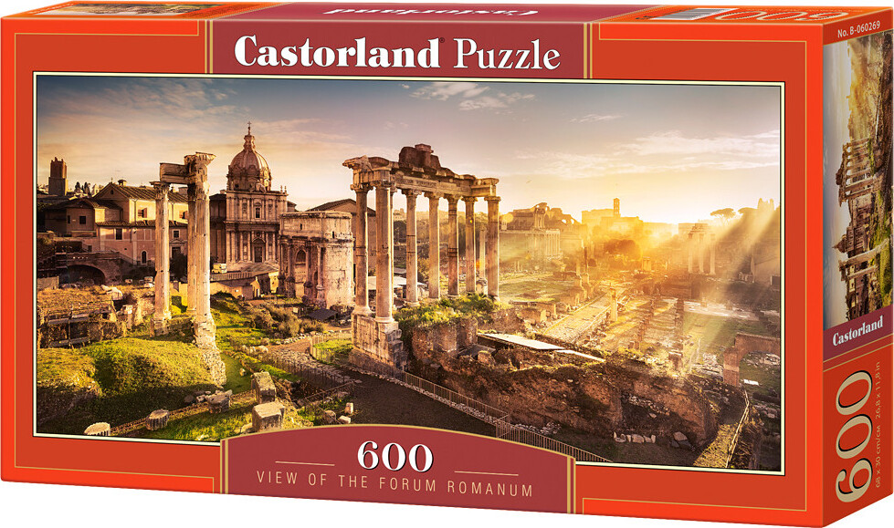 Castorland Puslespil - View Of The Forum Rumanum 600 Brikker