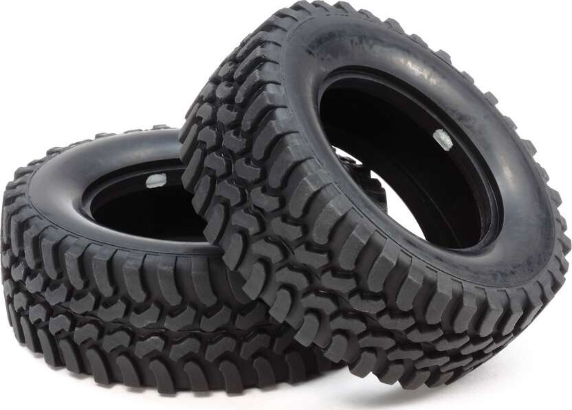 Cc-01 Mud Block Tires *2 - 54735 - Tamiya