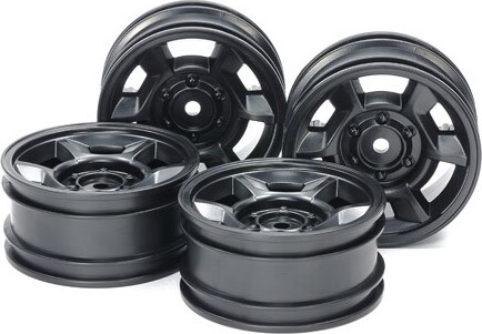 Cc-02 6-spoke Wheels (26mm Width, Offset +4) (4) - 51688 - Tamiya