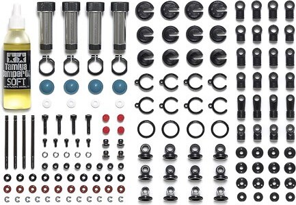 Cc-02 Aluminum Dampers (4pcs.) - 54991 - Tamiya