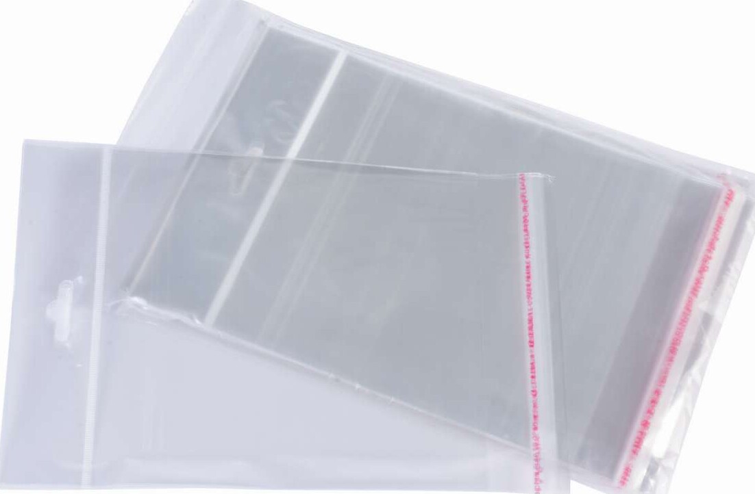 Cellofanposer Med Lukning - 140x140 Mm - 100 Stk - 40 Micron