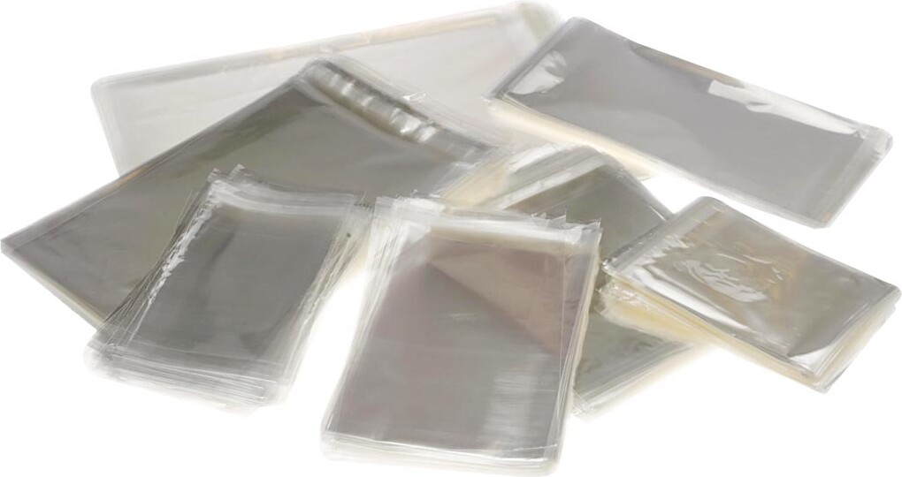 Cellofanposer - H 12,9-31,2 Cm - B 9,7-22,5 Cm - Tykkelse 25 My - 1400 Stk. billede