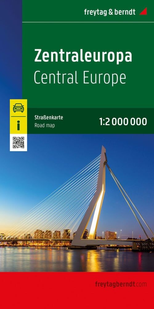 Freytag & Berndt - Central Europe Road Map - English book
