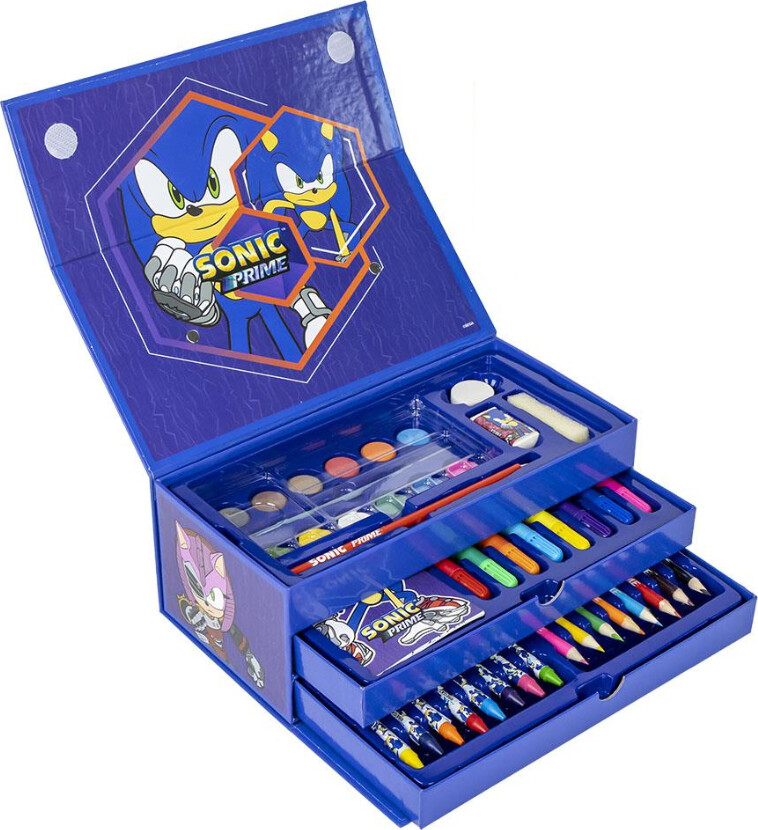 Cerda - Colouring Stationery Set - Sonic Prime (2700001216)