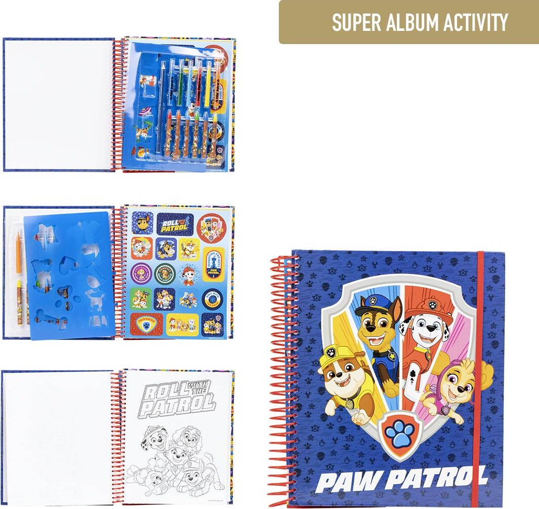 Cerda - Super, Farverigt Aktivitetsalbum - Paw Patrol - Bog