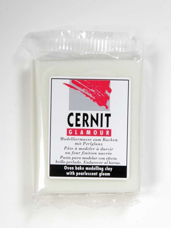 Cernit - Ler - Glamous - Gennemsigtig Selvlysende - 024 - 56 G