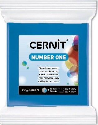 Cernit - Modellervoks - Number One - Blå 250 G