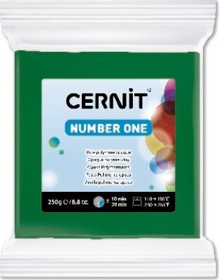 Cernit - Modellervoks - Number One - Grøn 250 G