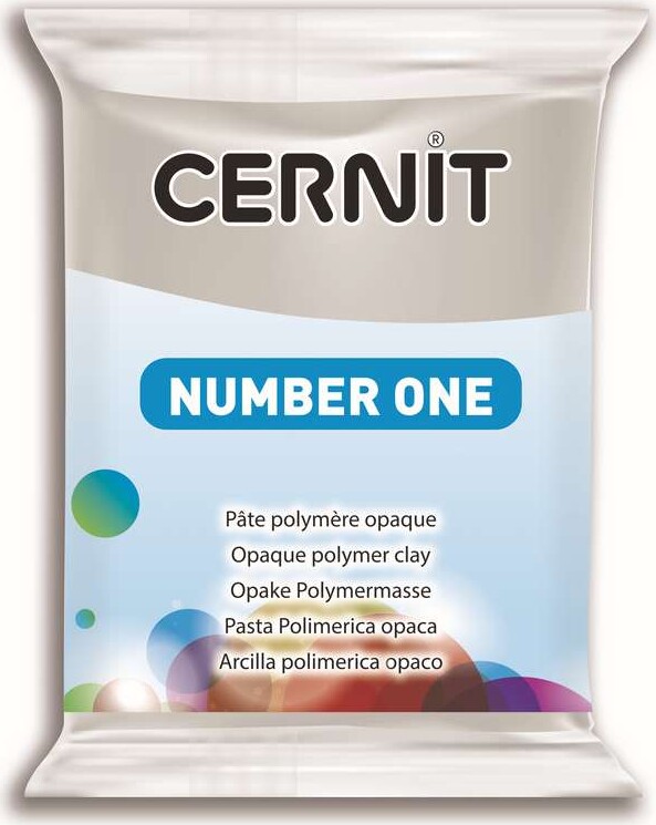 Cernit - Ler - Number One - Grå - 150 - 56 G