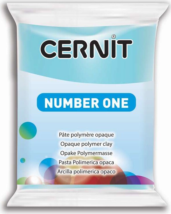 Cernit - Ler - Number One - Himmel Blå - 214 - 56 G