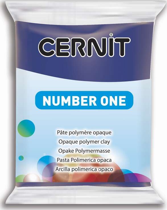 Cernit - Ler - Number One - Marineblå - 246 - 56 G