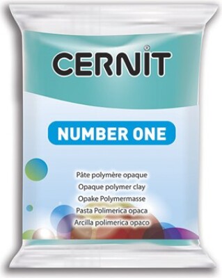 Billede af Cernit - Ler - Number One - Turkis Blå - 280 - 56 G