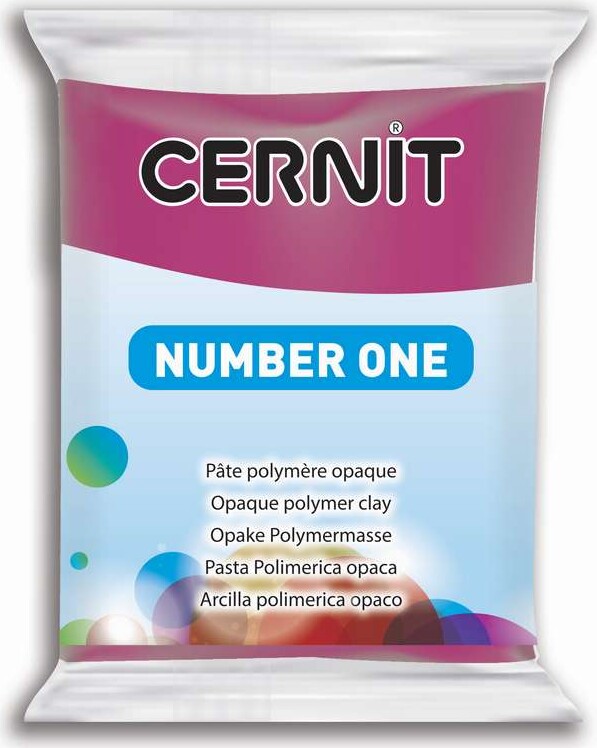 Cernit - Ler - Number One - Bordeaux Rød - 411 - 56 G
