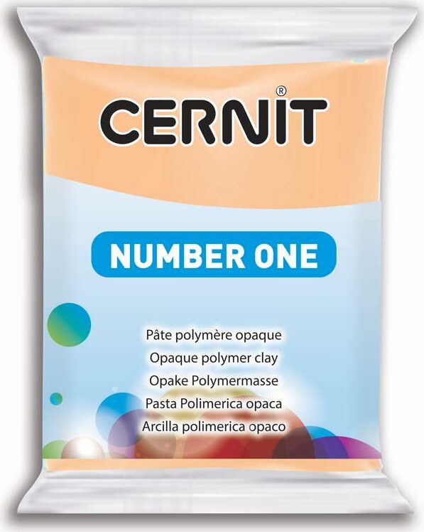Cernit - Ler - Number One - Fersken - 423 - 56 G