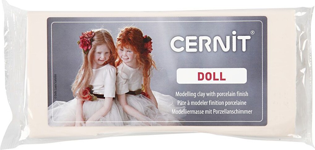 Cernit - Modellervoks - Doll - Lys Beige 500 G billede