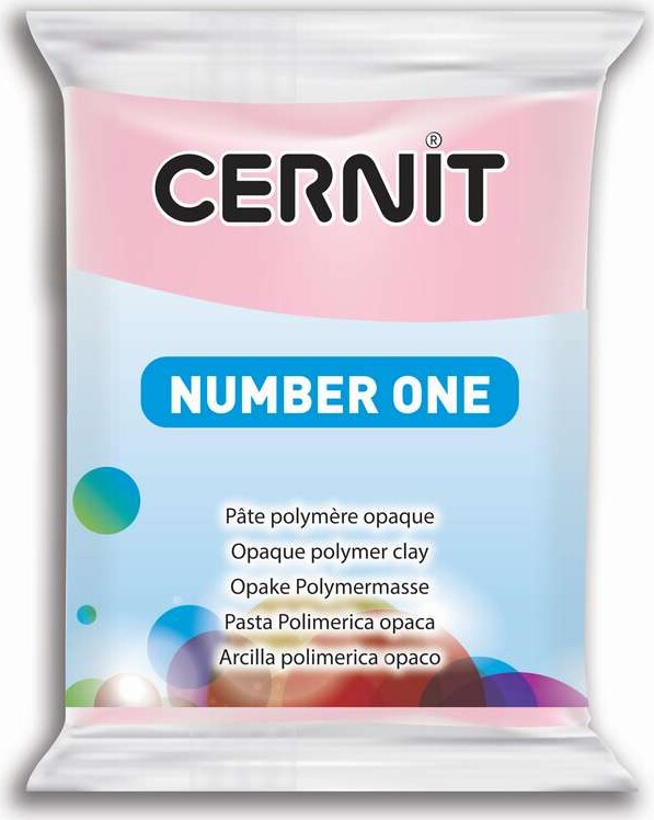 Cernit - Ler - Number One - Pink - 475 - 56 G