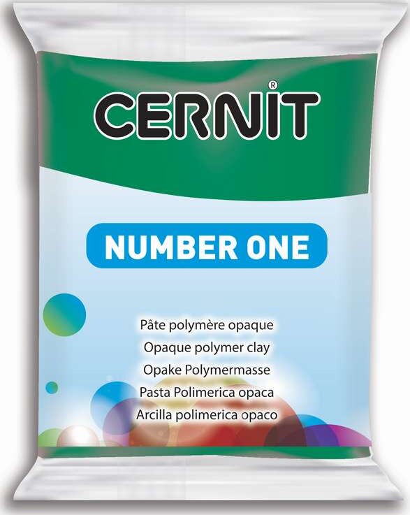 Cernit - Ler - Number One - Petroleumsblå - 620 - 56 G