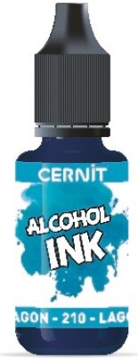 Se Cernit - Alcohol Ink - 20 Ml - Lagune Blå hos Gucca.dk