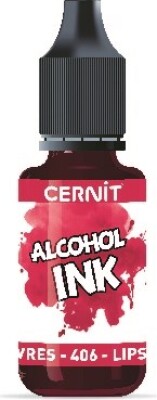 Cernit - Alcohol Ink - 20 Ml - Læbestift Rød