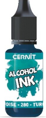 Se Cernit - Alcohol Ink - 20 Ml - Turkis Blå hos Gucca.dk
