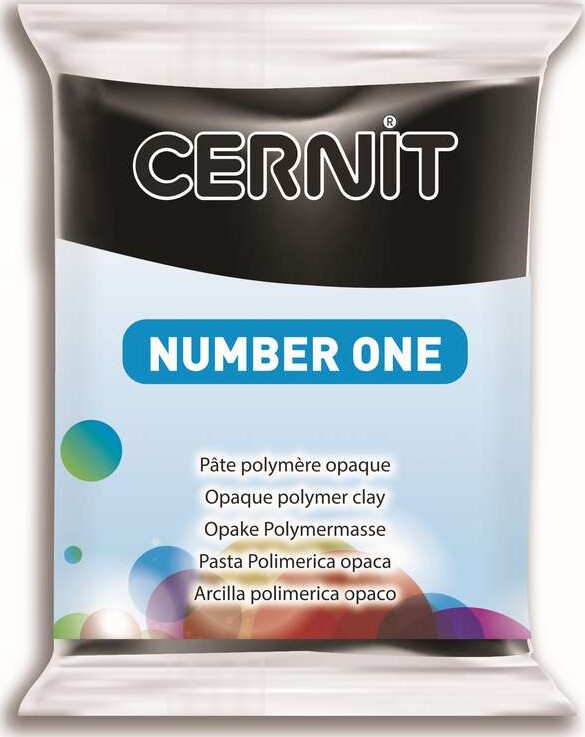 Cernit - Ler - Number One - Sort - 100 - 56 G