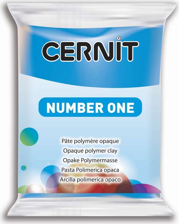 Cernit - Ler - Number One - Blå - 200 - 56 G